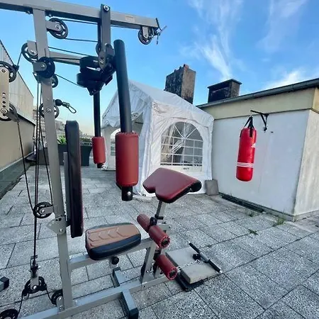 Apartmán Duesseldorf Messe/Airport Penthouse 100Qm Terrasse *