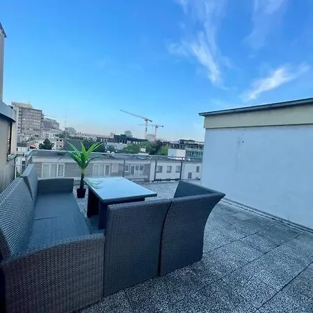 Duesseldorf Messe/Airport Penthouse 100Qm Terrasse Apartmán