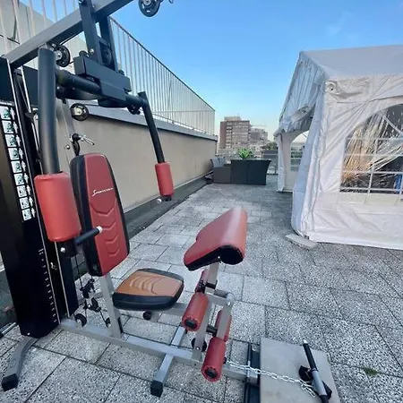 Duesseldorf Messe/Airport Penthouse 100Qm Terrasse Apartmán Düsseldorf