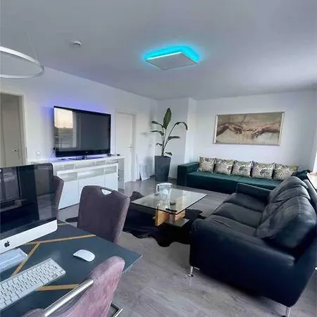 Duesseldorf Messe/Airport Penthouse 100Qm Terrasse Apartmán