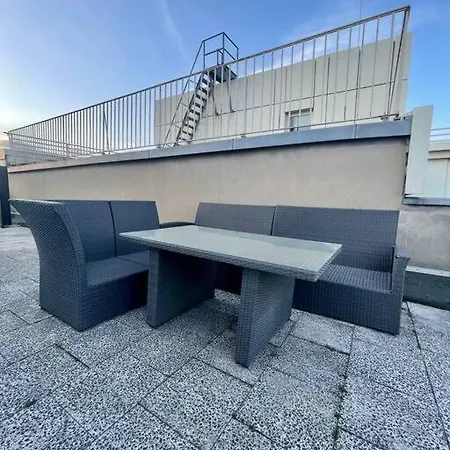 Apartmán Duesseldorf Messe/Airport Penthouse 100Qm Terrasse *