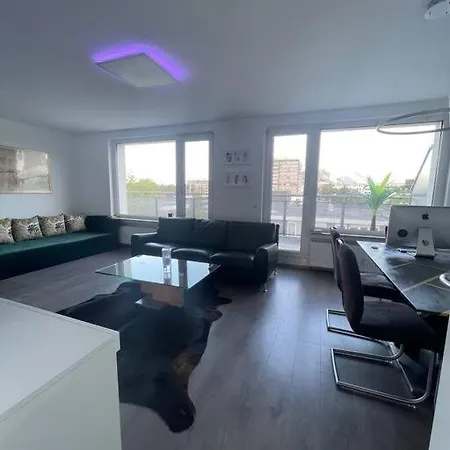 Apartmán Duesseldorf Messe/Airport Penthouse 100Qm Terrasse