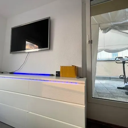 Apartmán Duesseldorf Messe/Airport Penthouse 100Qm Terrasse